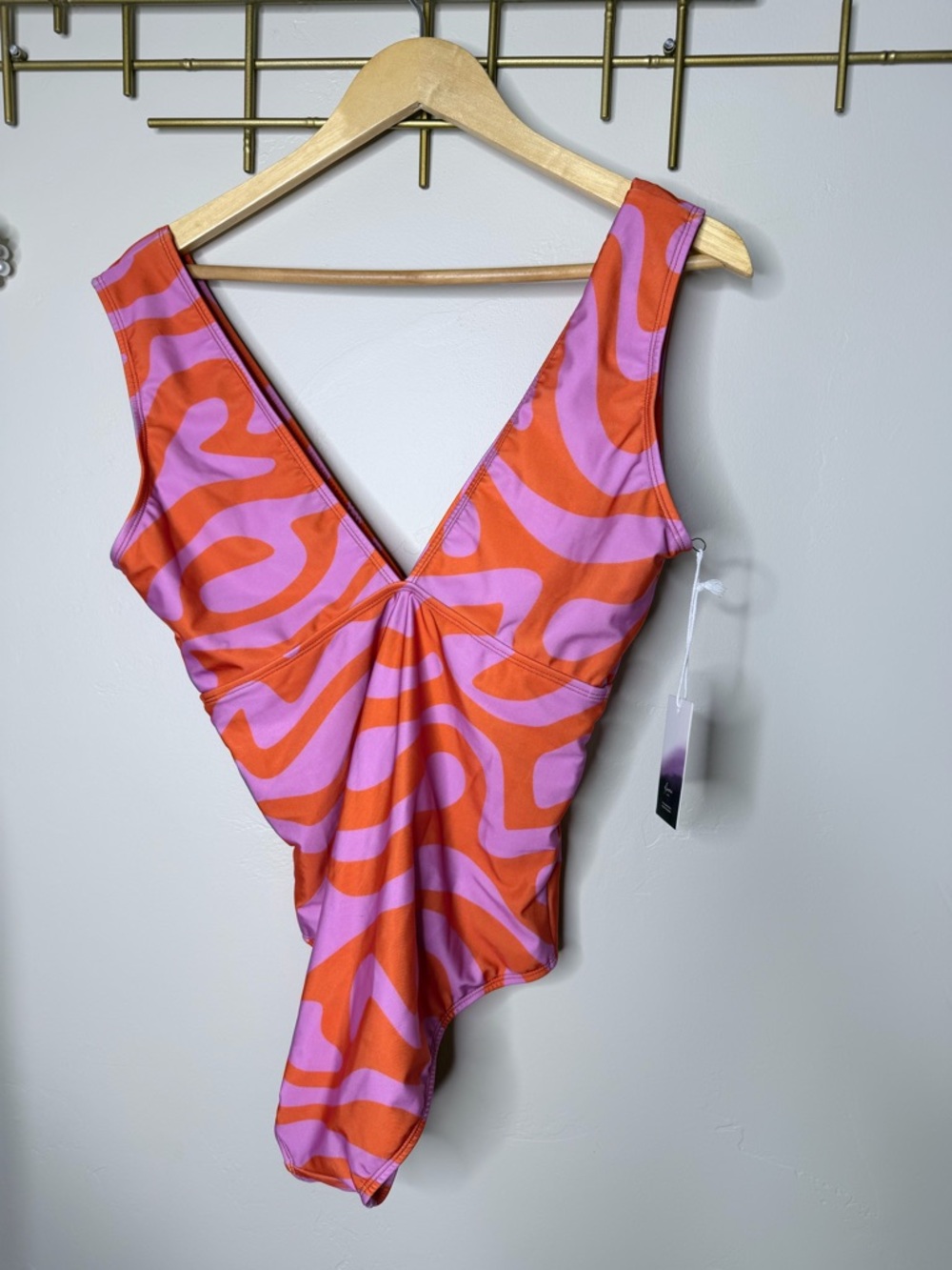 AVERIE Ruby Deep Plunge Swimsuit - Picture 3 of 9
